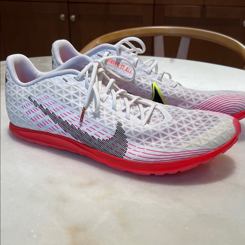 NikeAir Zoom Rival Waffle 5 'White Bright Crimson”